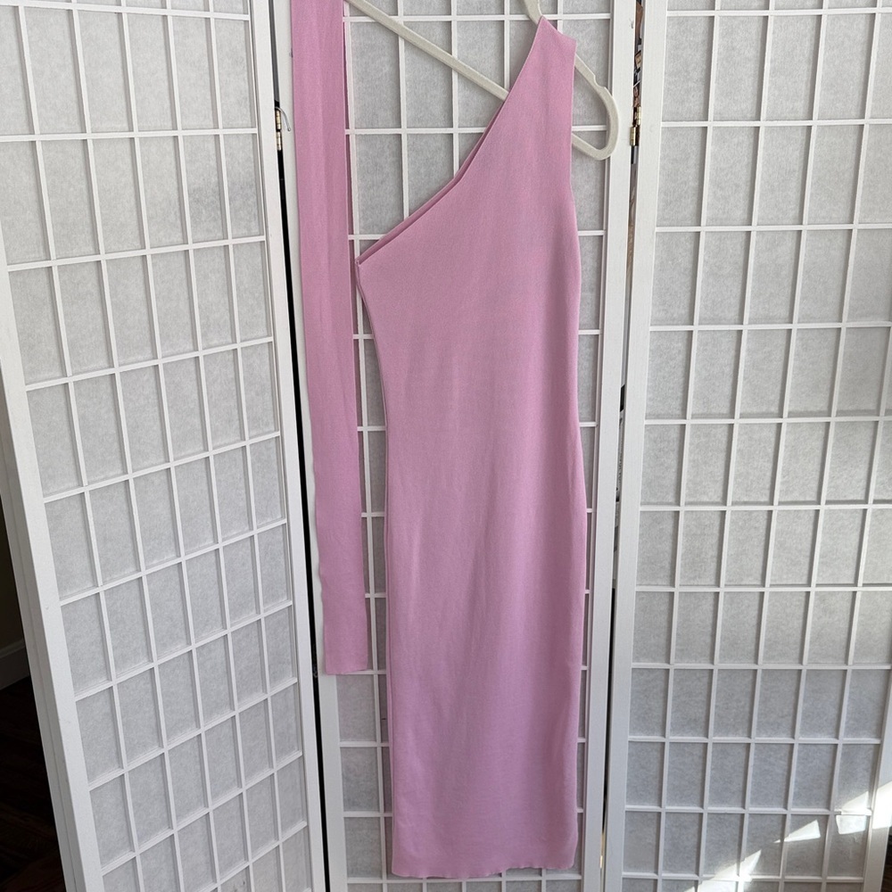 Vici Pink One-Shoulder Dress Size S